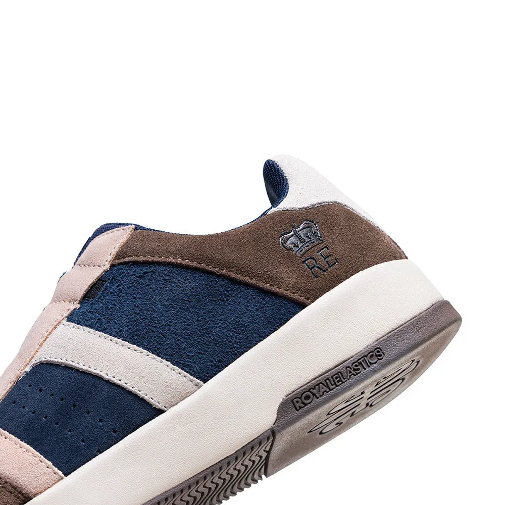 Men's Icon Ultra Lux Blue Brown Leather Sneakers 07443-577