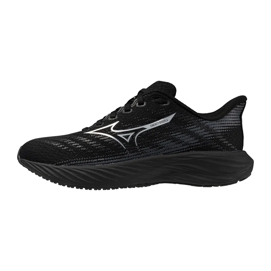 Mizuno Enerzy Jr Running Shoes - Black/Silver