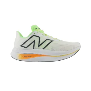 New Balance FuelCell SuperComp Trainer v2 White Green Sneakers SS24 New Balance FuelCell SuperComp Trainer v2 White Green Sneakers SS24