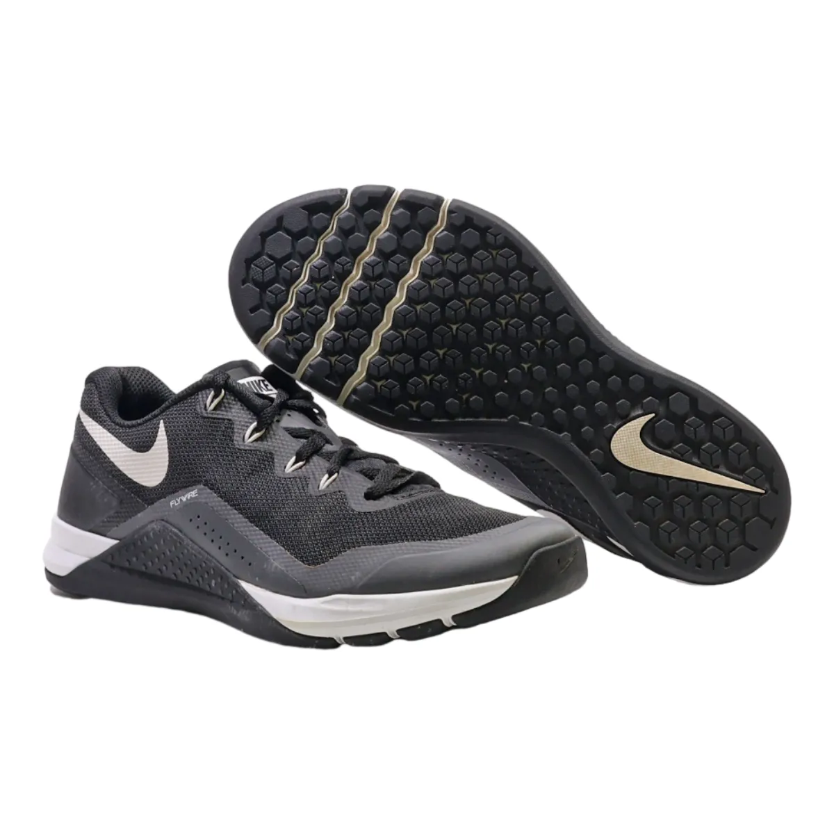 NIKE Metcon Repper Sneaker Trainers Black Synthetic Womens UK 5.5