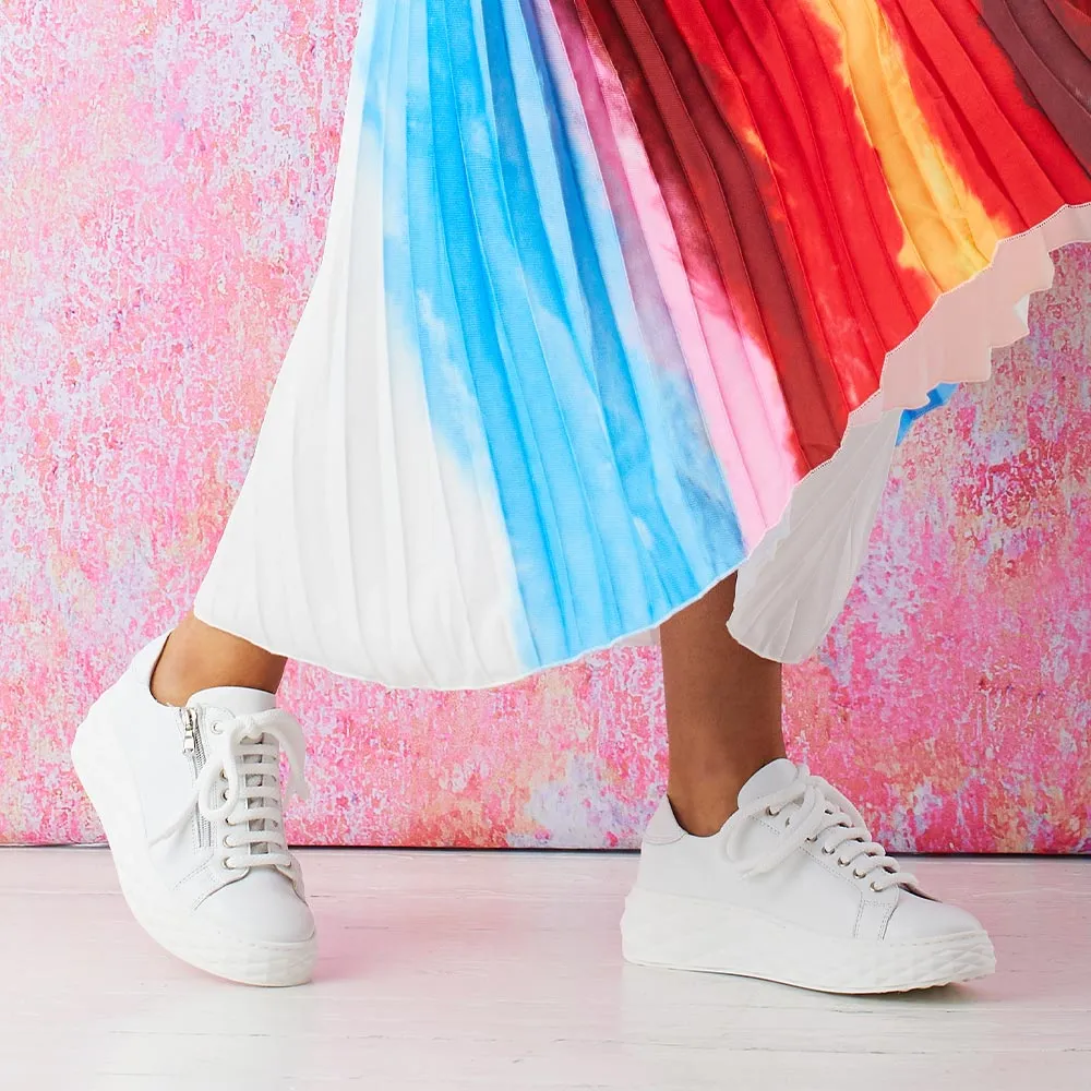Palazzo: White Leather