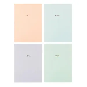 Pastel Colours Soft Cover Printed A5 Notebook