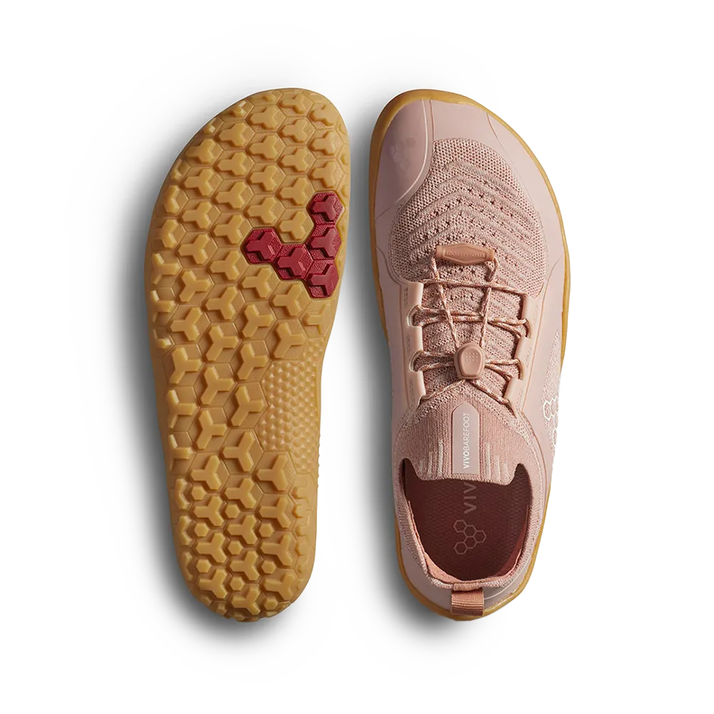 [PRE-ORDER] Vivobarefoot Primus Trail Knit FG Womens Clay (ETA. LATE MARCH)