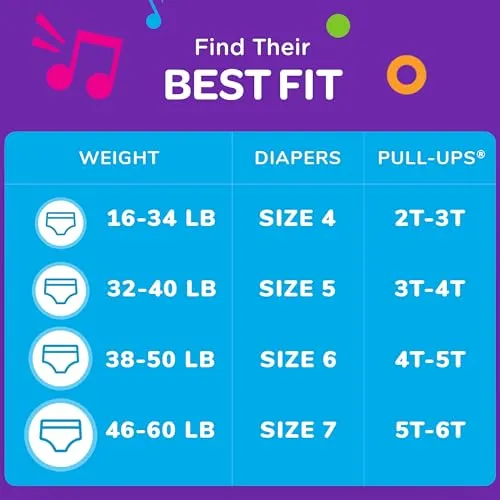Pull-Ups Boys' Potty Training Pants, 5T-6T (46  lbs), 14 Count
