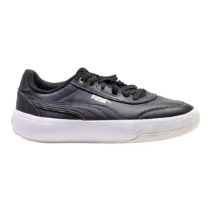 PUMA Sneaker Trainers Black Leather Womens UK 8