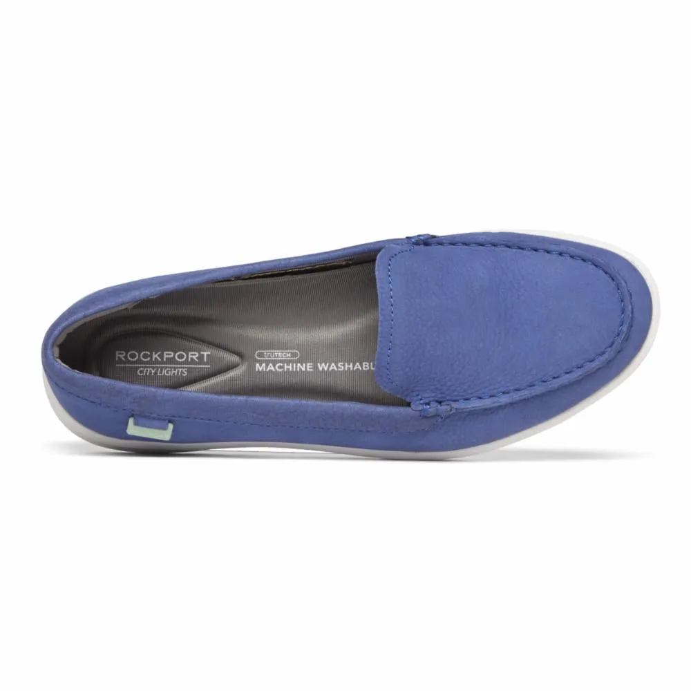 Rockport Women AYVA WASHABLE LOAFER SLIP ON BOLD BLUE