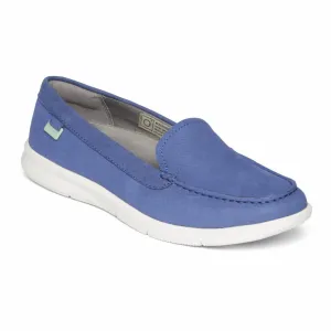 Rockport Women AYVA WASHABLE LOAFER SLIP ON BOLD BLUE