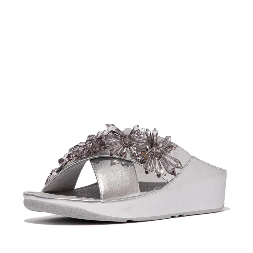 RUMBA Starburst-Bead Metallic Cross Slides