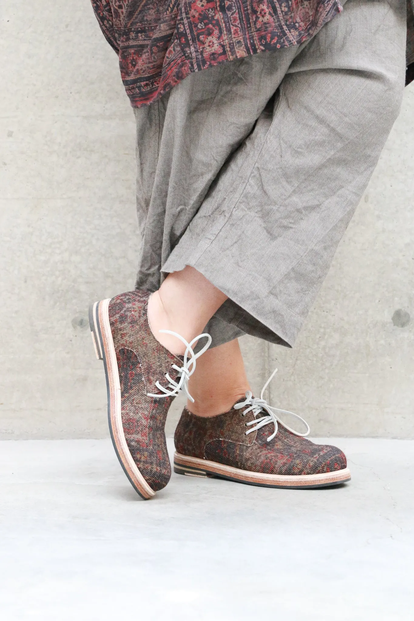 Rundholz Dip Light Kelim Oxford Shoes