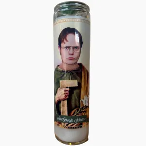 Saint Dwight Schrute Candle