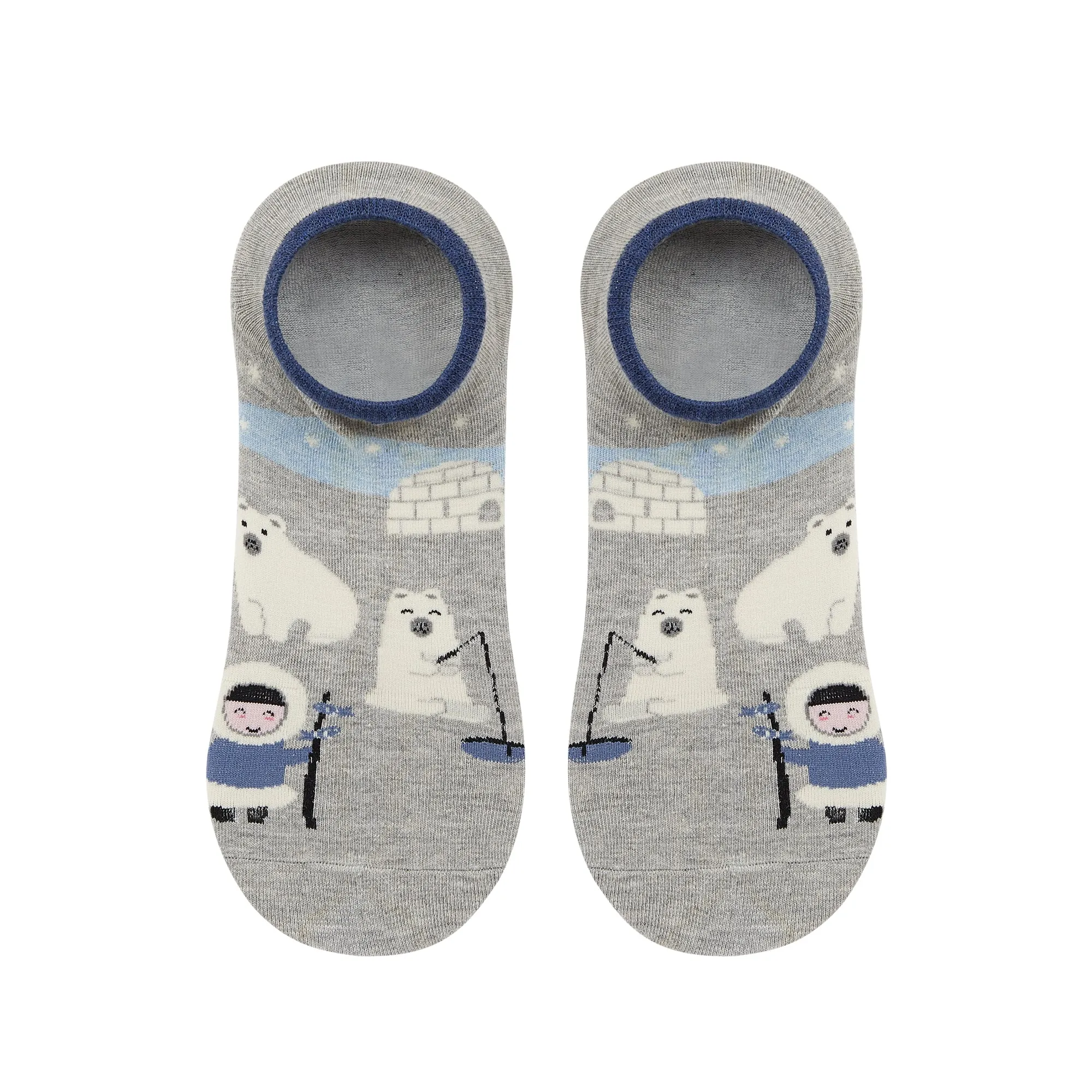 Seasons Collection Printed Ankle Socks