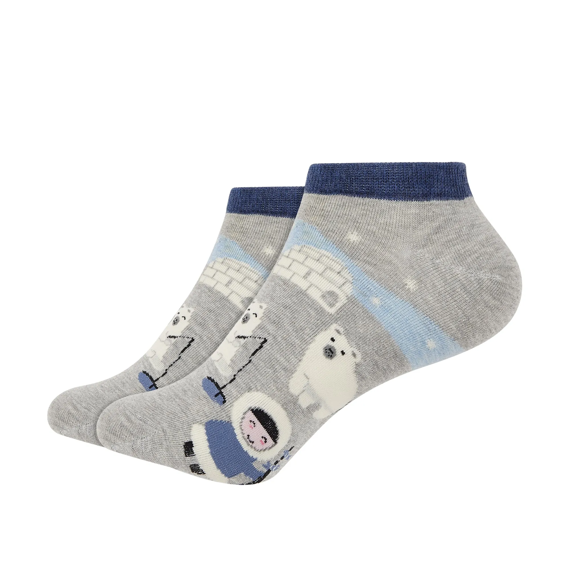 Seasons Collection Printed Ankle Socks