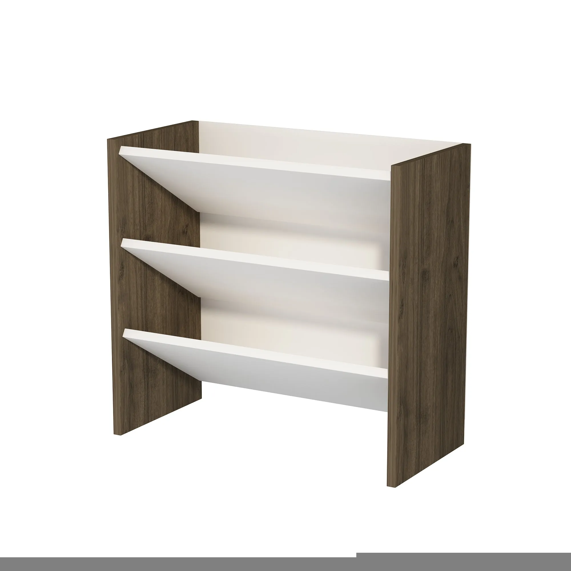 Shoe Storage Shelf Cabinet with 3 Tier Shelves Elarco