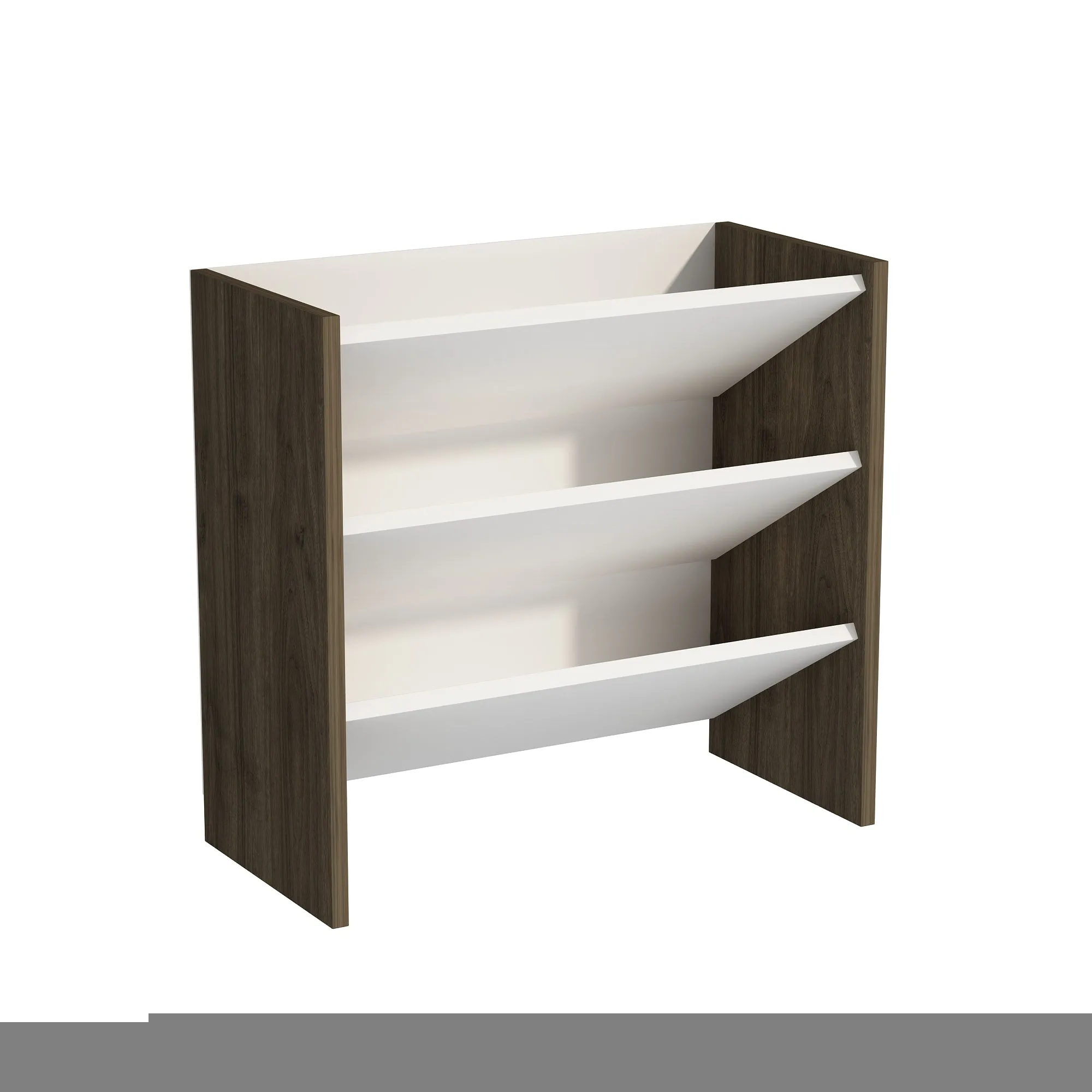 Shoe Storage Shelf Cabinet with 3 Tier Shelves Elarco