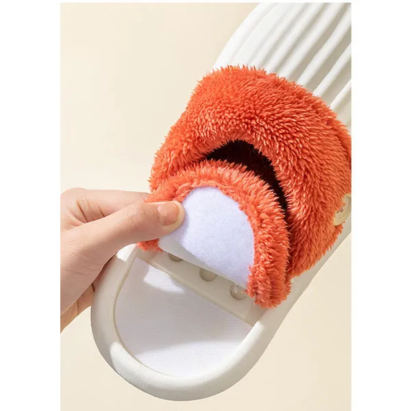 Shoeschics Waterproof Cotton Non-slip Slippers