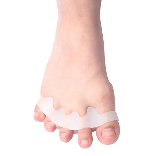 Silicone Toe Separators for Men & Women - Gel Toes Spacers & Stretcher for Pedicure Yoga Running Ballet Bunion Pain Relief