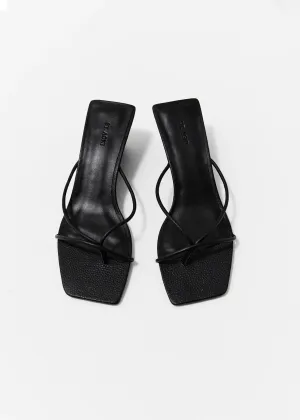 ST. AGNI Minimal Low Wedge - Black