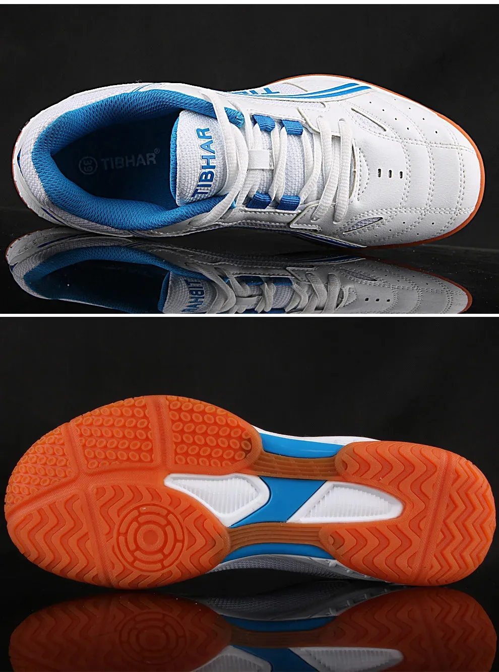 TIBHAR Table Tennis Shoes with Original Box Classics Style Men Women Sport Sneakers Tennis Shoes Ping Pong Sneakers Fly