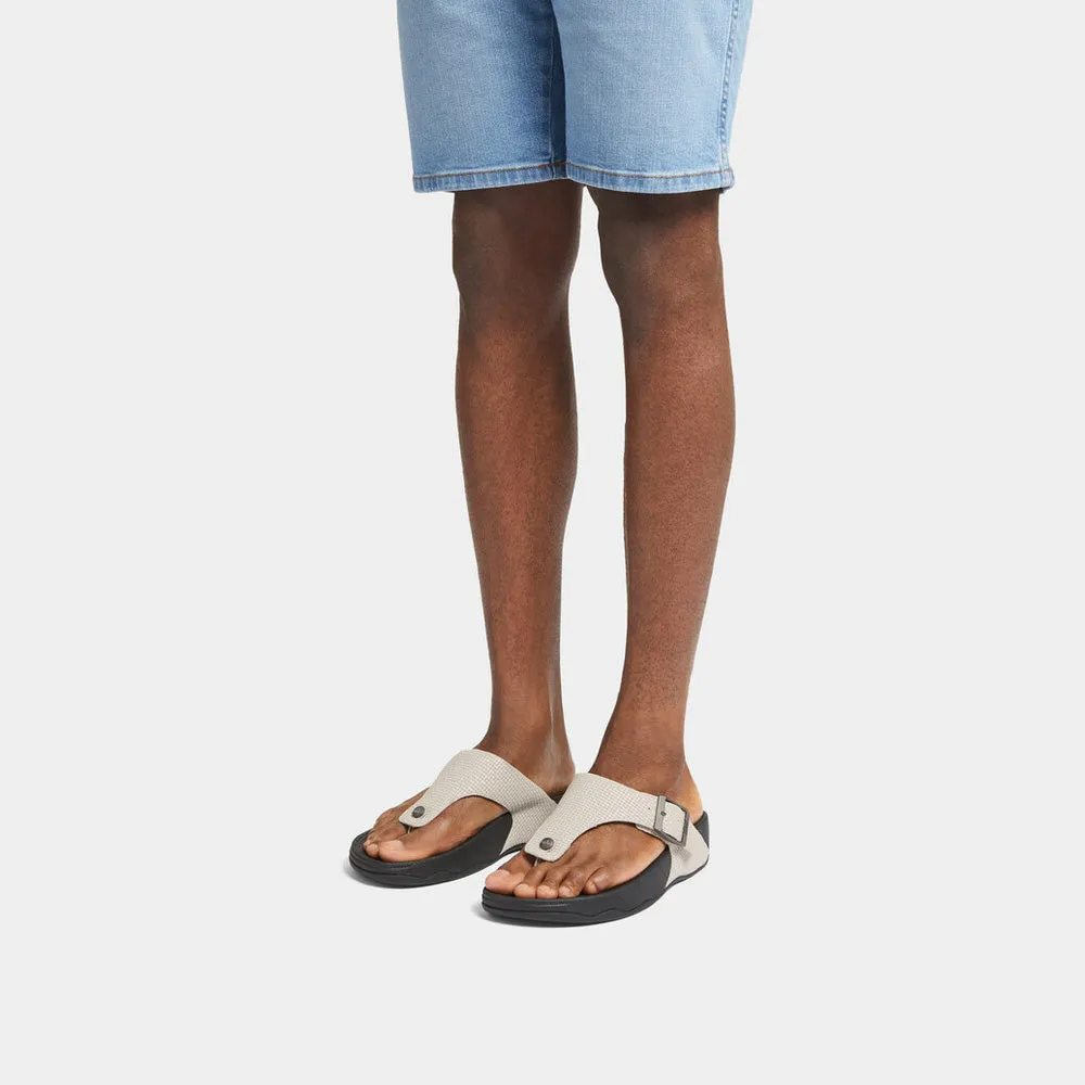 TRAKK II Men's Buckle Weave Leather Toe-Posts