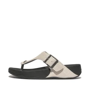 TRAKK II Men's Buckle Weave Leather Toe-Posts