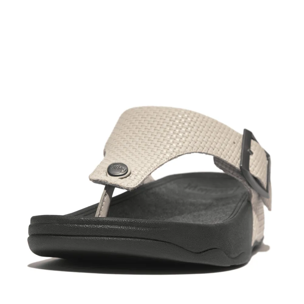 TRAKK II Men's Buckle Weave Leather Toe-Posts