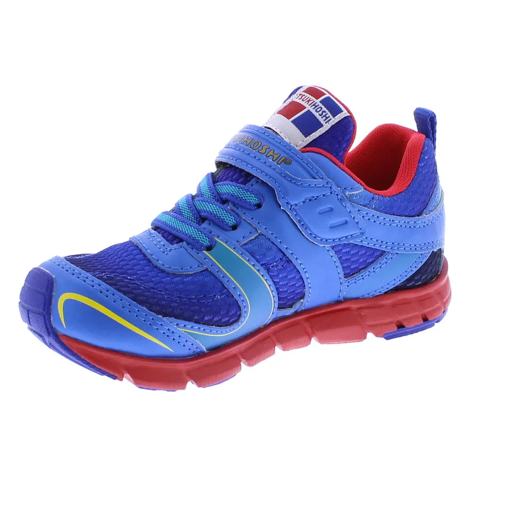 Tsukihoshi Child Velocity (Sizes 7 - 1) Sneaker - Blue/Red