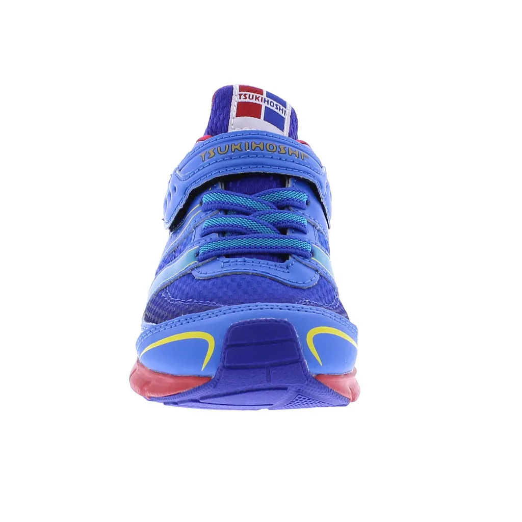 Tsukihoshi Child Velocity (Sizes 7 - 1) Sneaker - Blue/Red