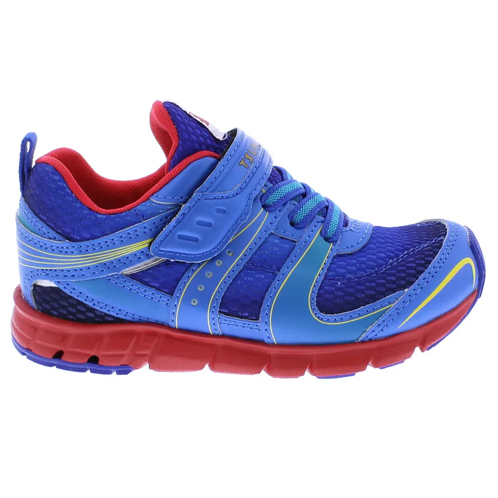 Tsukihoshi Child Velocity (Sizes 7 - 1) Sneaker - Blue/Red