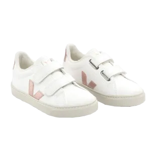 Veja Esplar Winter Velcro Leather - Extra White Nacre