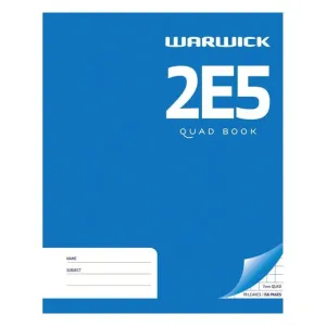 Warwick Lecture Book 2E5 78 Leaf Quad 7mm 255x205mm