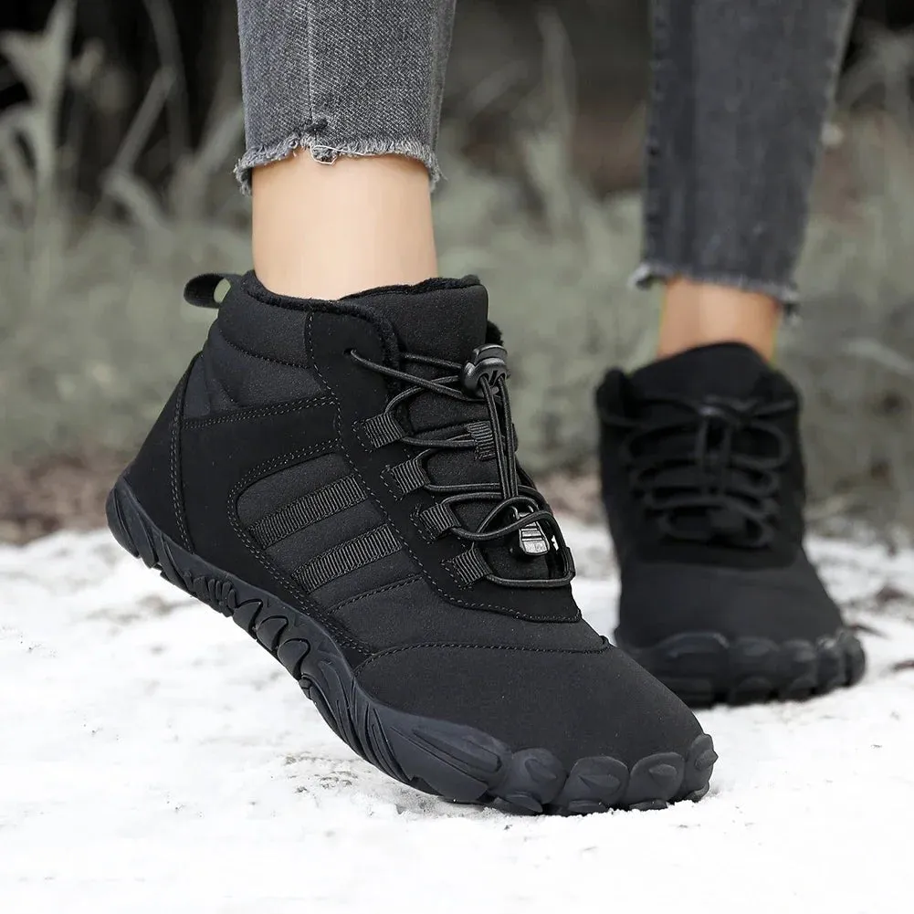 Winter Warm Running Shoes - Waterproof Barefoot Shoes for Men and Women