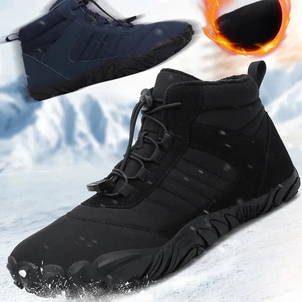 Winter Warm Running Shoes - Waterproof Barefoot Shoes for Men and Women
