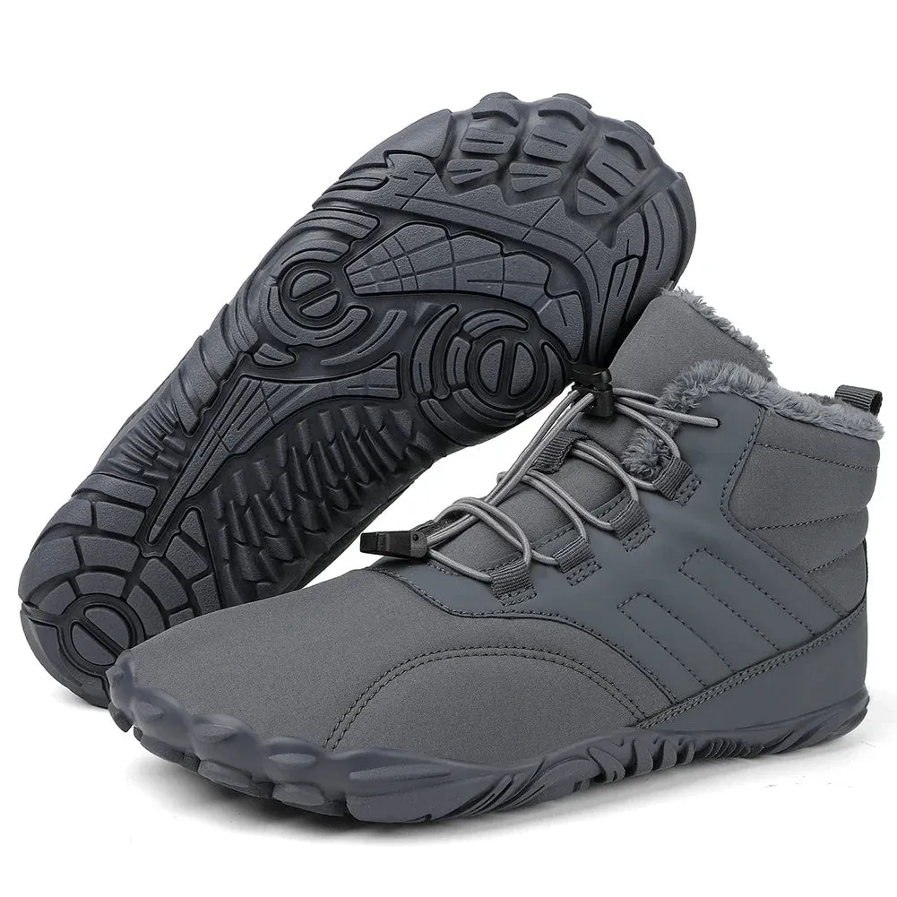 Winter Warm Running Shoes - Waterproof Barefoot Shoes for Men and Women