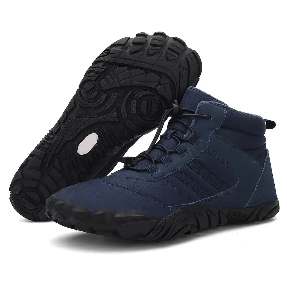 Winter Warm Running Shoes - Waterproof Barefoot Shoes for Men and Women