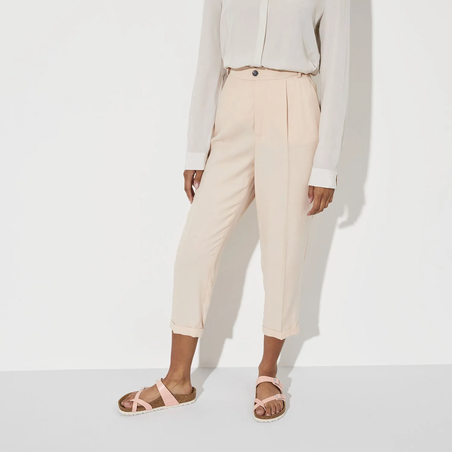 Women's Birkenstock Mayari Graceful Coral Peach Birko-Flor