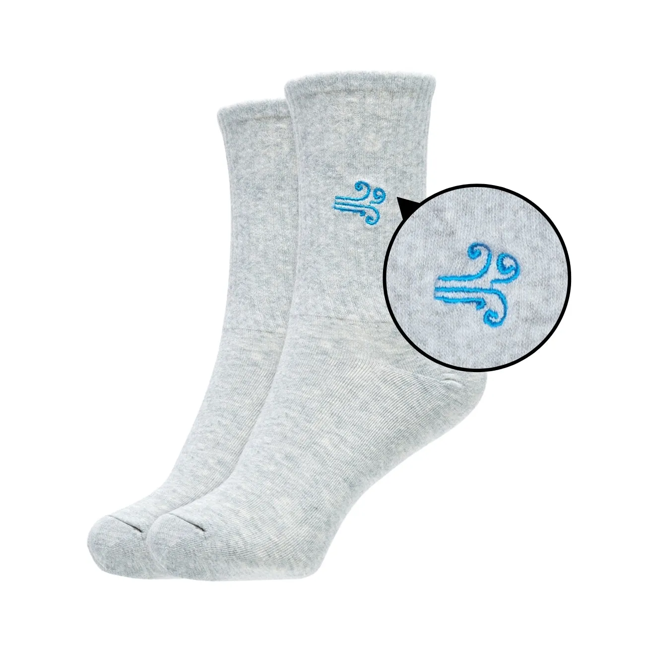 Womens Nature Series Crew Length Socks