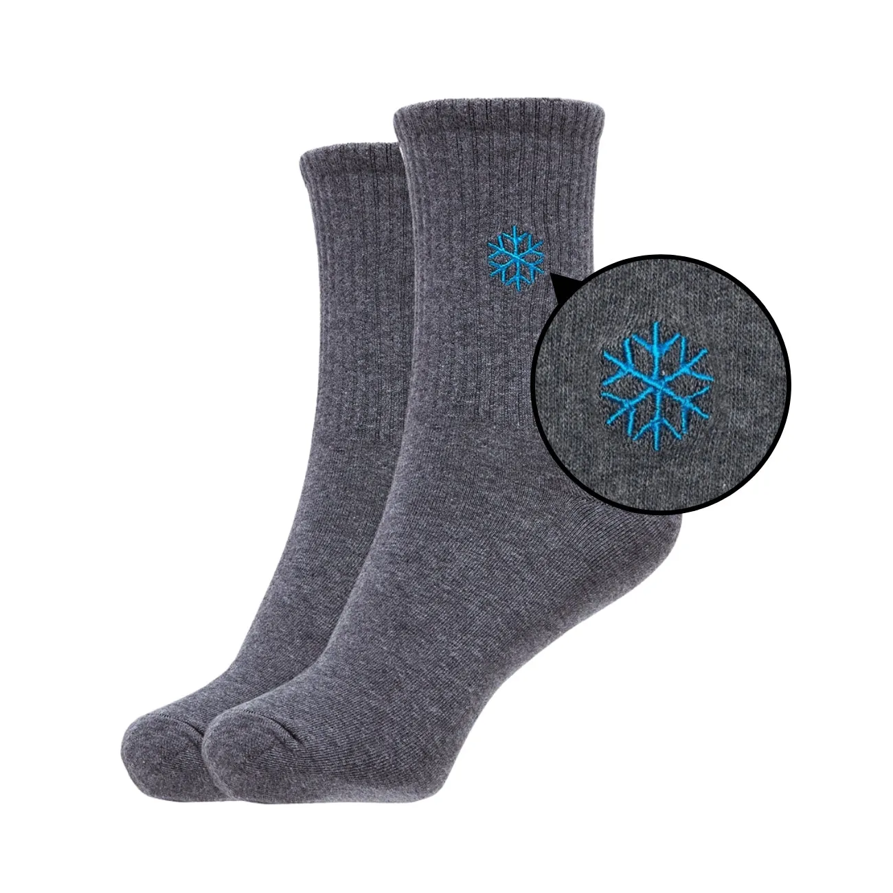 Womens Nature Series Crew Length Socks
