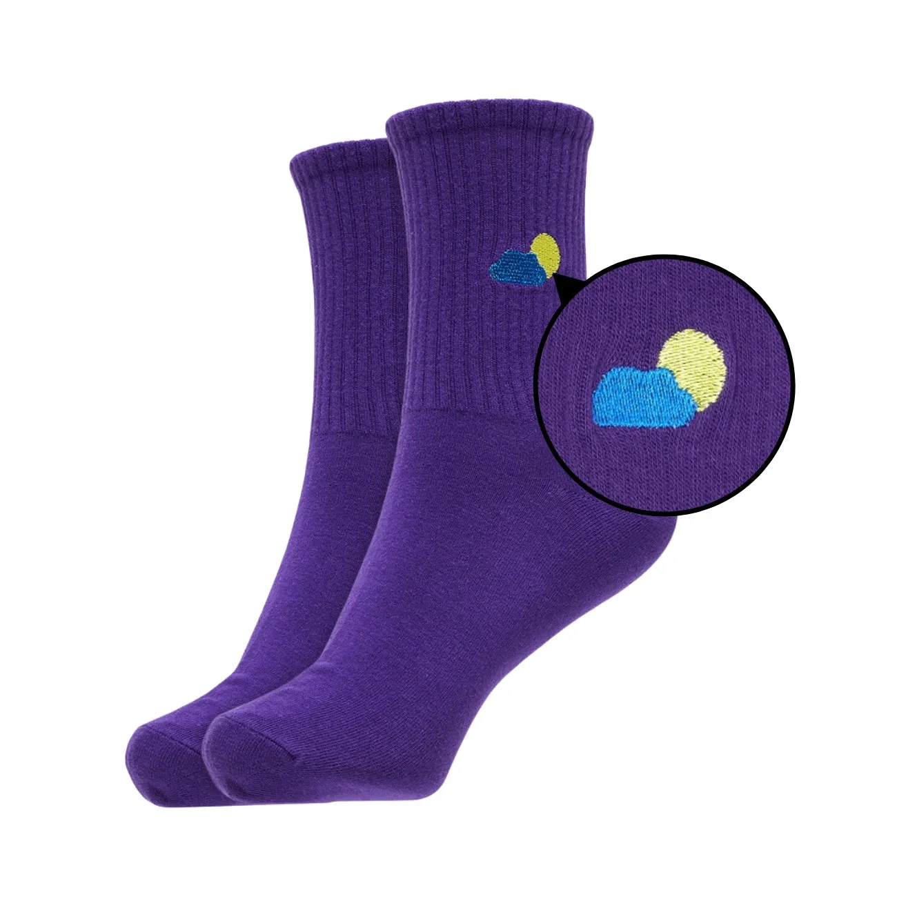 Womens Nature Series Crew Length Socks