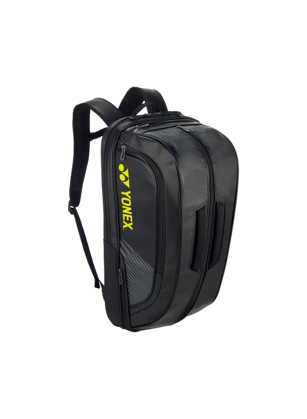 Yonex BA02312 Expert Racket Backpack (Black/Yellow)